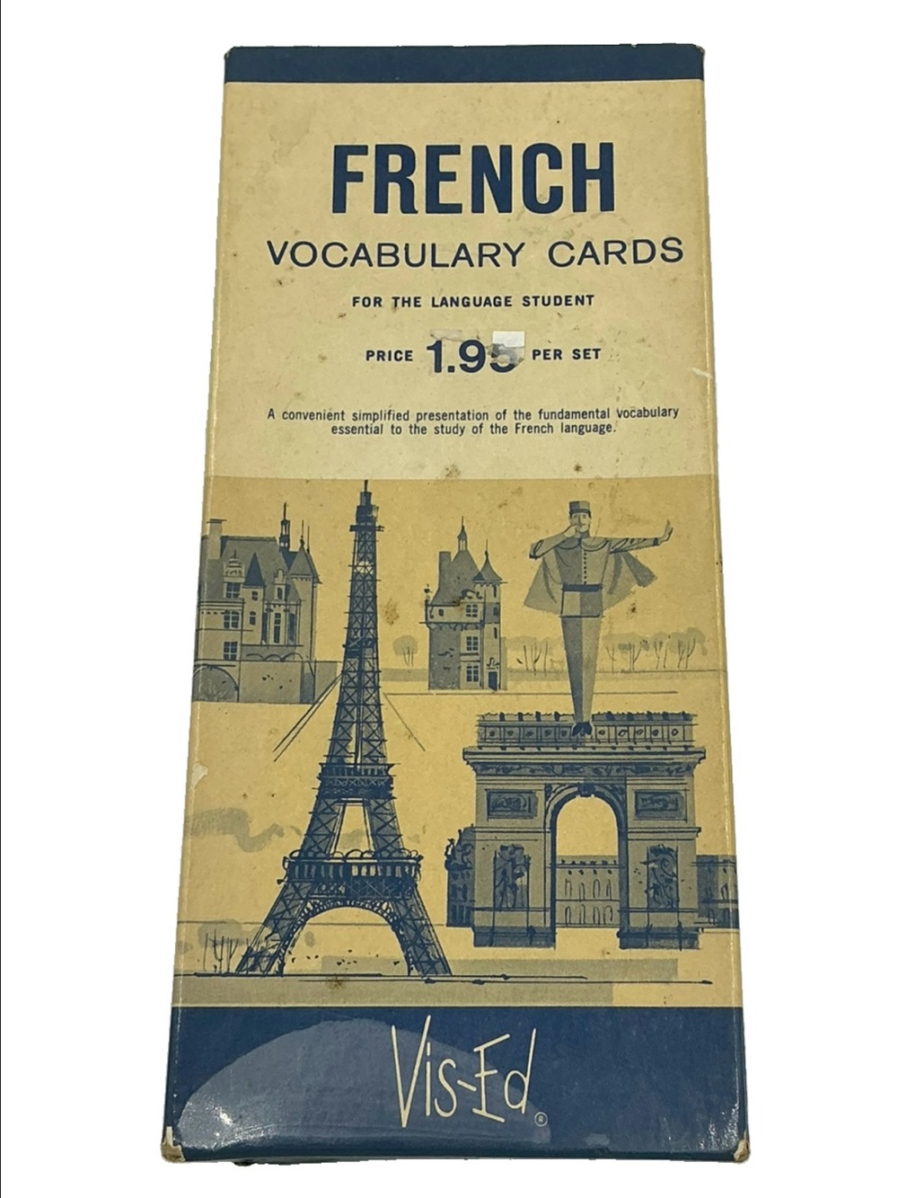 VTG Vis-Ed French Vocabulary Cards 1000 Visual Education Language Study Cards